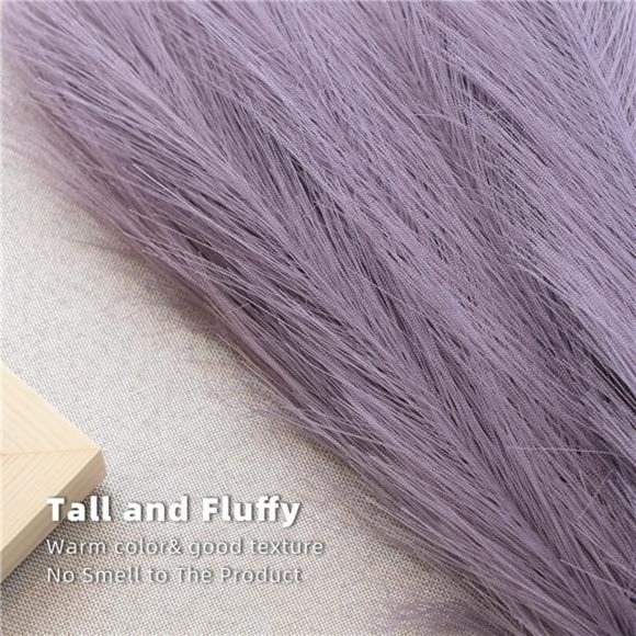 Pampas Grass Decor Fluffy Faux Pampas Grass 5 Stem 18"/45cm Pompous Grass Small - Picture 6 of 6